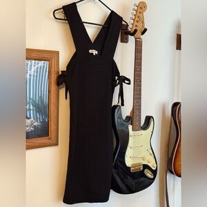 Madewell Textured Black dress